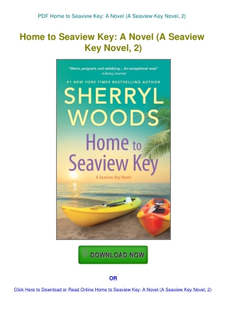 PDF Home to Seaview Key A Novel (A Seaview Key Novel  2)