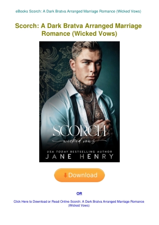 eBooks Scorch A Dark Bratva Arranged Marriage Romance (Wicked Vows)