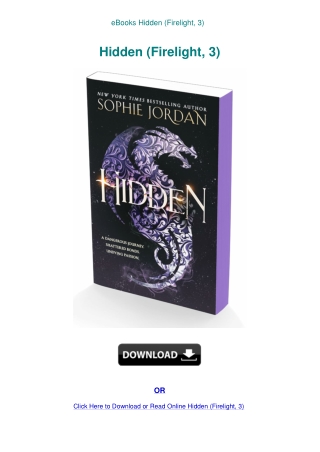 ebooks hidden firelight 3