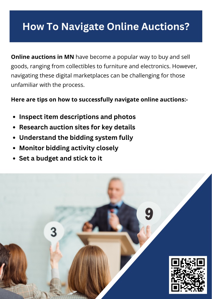 how to navigate online auctions