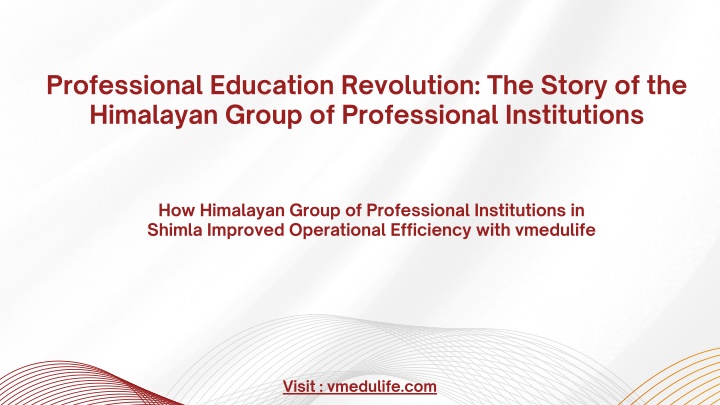 professional education revolution the story