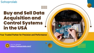 Buy and Sell Data Acquisition and Control Systems in the USA