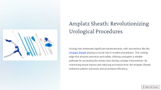 Amplatz-Sheath-Revolutionizing-Urological-Procedures