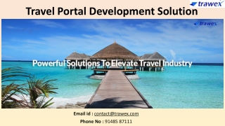 travel portal development solution