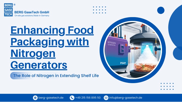 enhancing food packaging with nitrogen generators