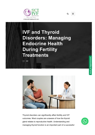 IVF and Thyroid Disorders: Managing Endocrine Health During Fertility Treatments