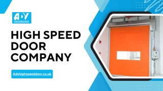 high speed door company