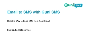 reliable way to send sms from your email