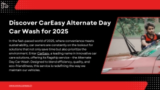 Discover CarEasy Alternate Day Car Wash for 2025