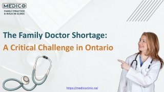 Family Physicians Accepting New Patients Toronto | Medico Clinic