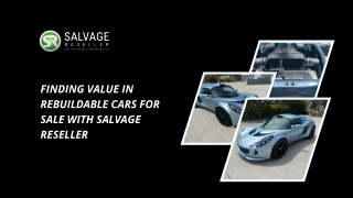 _Rebuildable Cars for Sale