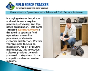 Revolutionize Operations with Advanced Field Service Software