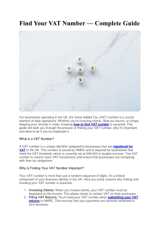 find your vat number complete guide