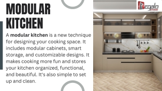modular kitchen a modular kitchen