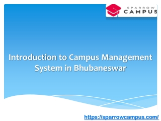 Revolutionizing Campus Operations with Sparrow Campus's Management Software
