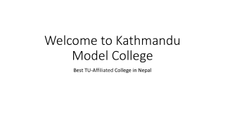 welcome to kathmandu model college
