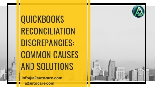 QuickBooks Reconciliation Discrepancies Common Causes and Solutions