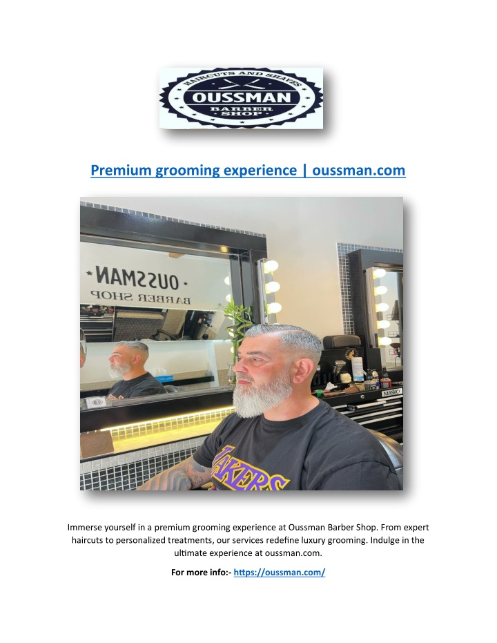 premium grooming experience oussman com