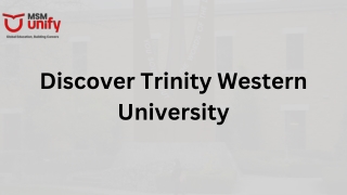 discover trinity western university
