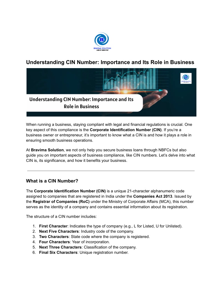 understanding cin number importance and its role