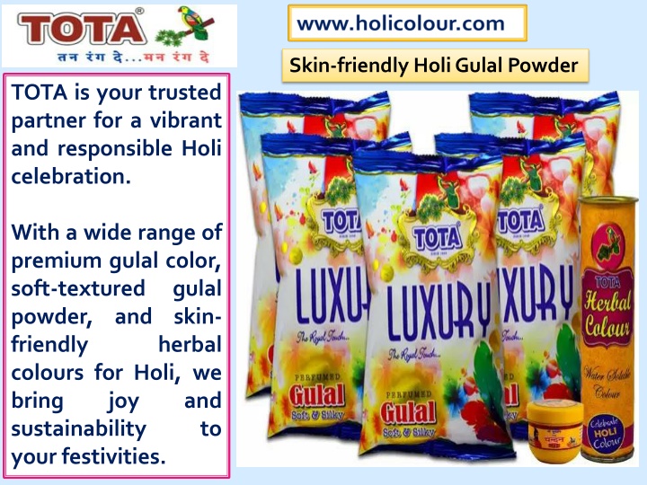 skin friendly holi gulal powder