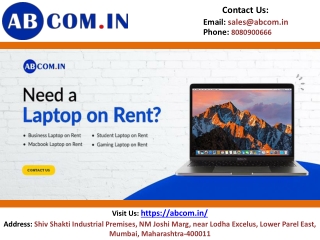 Rental Laptop Service