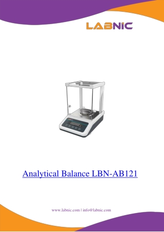 Analytical Balance LBN-AB121