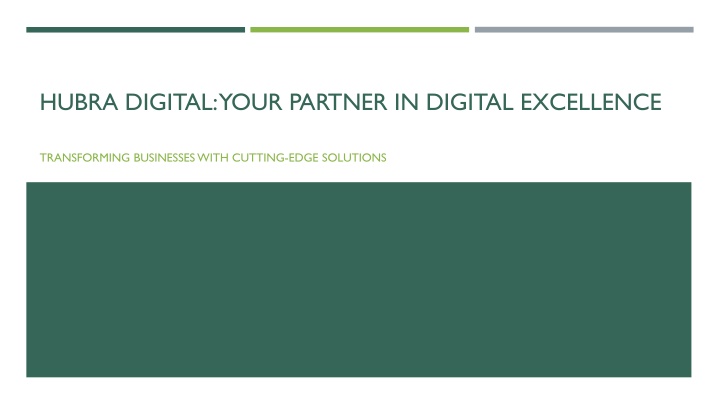 hubra digital your partner in digital excellence