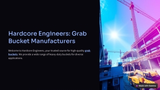 hardcore engineers grab bucket manufacturers