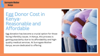 Egg Donor Cost in Kenya- Reasonable and Affordable