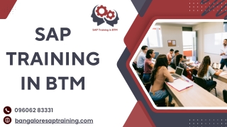 SAP Training in BTM