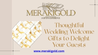 Thoughtful Wedding Welcome Gifts to Delight Your Guests