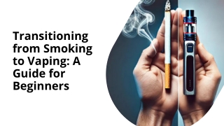 Transitioning from Smoking to Vaping A Guide for Beginners