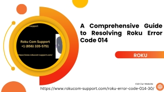 A Comprehensive Guide to Resolving Roku Error Code 014