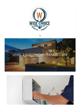 Level 2 Electrician Bankstown