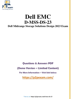 dell emc d mss ds 23