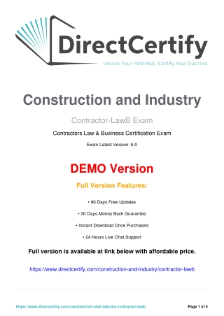 construction and industry