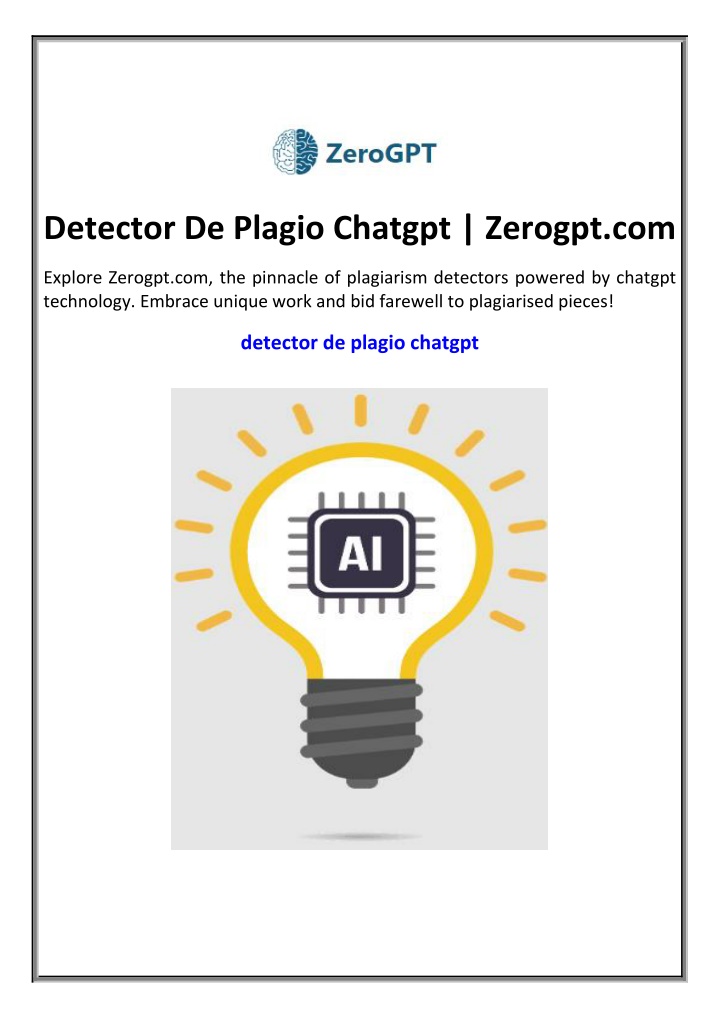 detector de plagio chatgpt zerogpt com