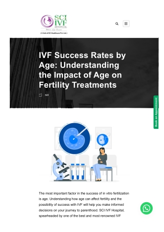 IVF Success Rates by Age: Understanding the Impact of Age on Fertility Treatment