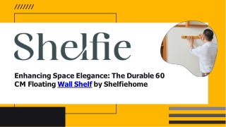 Floating Wall Shelf 60 CM – Premium Quality by Shelfiehome