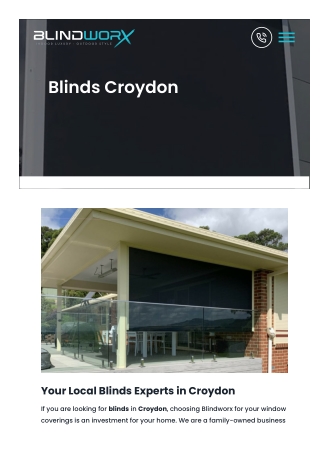 Blinds Bayswater