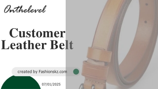 Customer Leather Belt