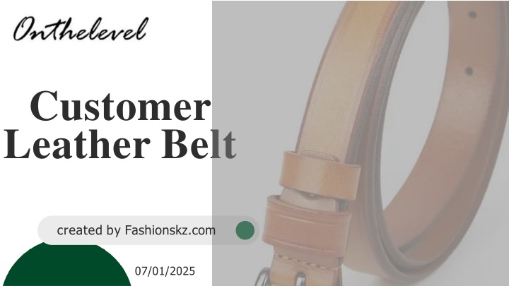 customer leather belt