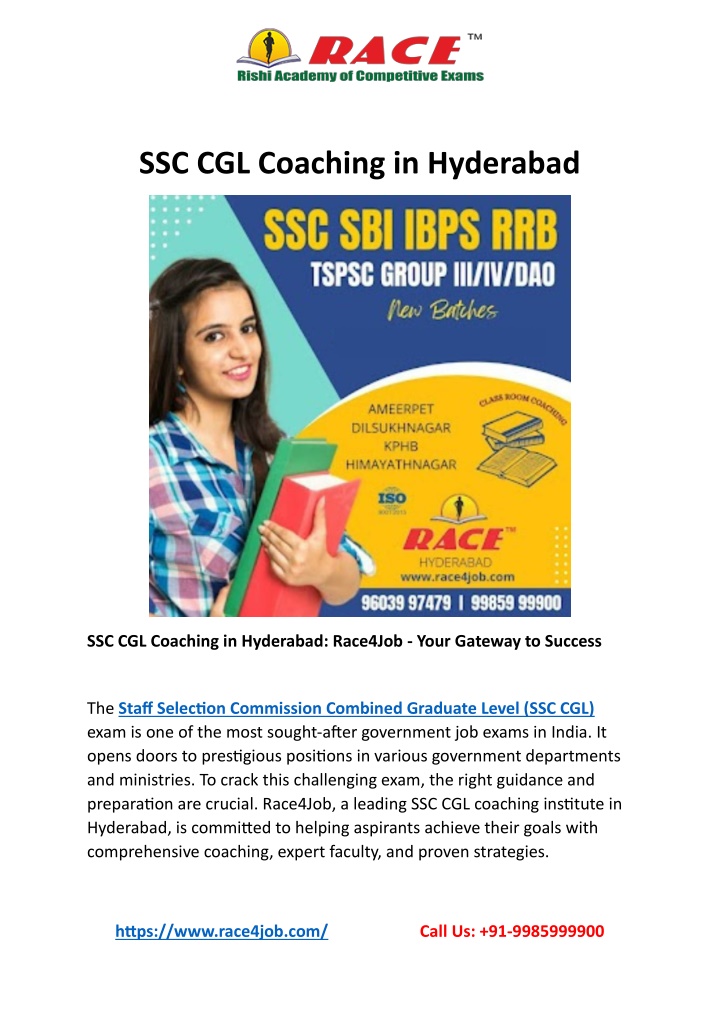 ssc cgl coaching in hyderabad