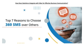 How Does Salesforce Integrate with Viber for Effective Business Communication