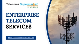 Optimizing Business Operations with Enterprise Telecom Services