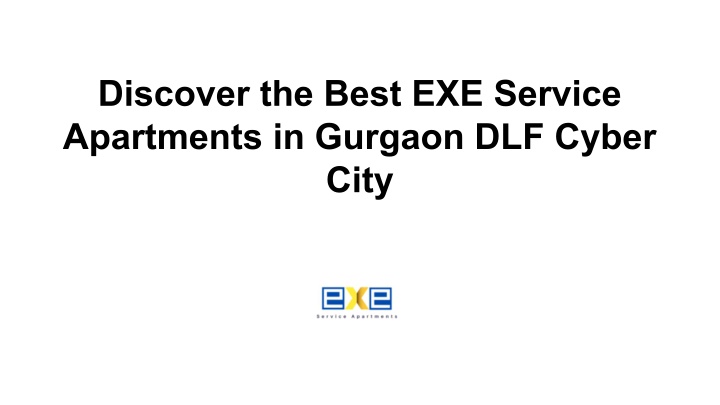 discover the best exe service apartments