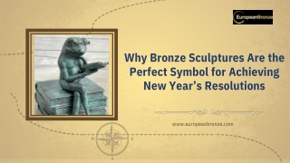 Why Bronze Sculptures Are the Perfect Symbol for Achieving New Year’s Resolutions