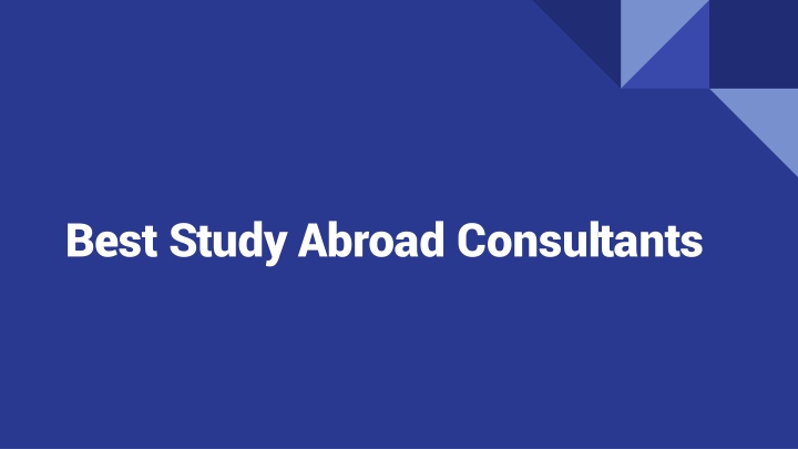 best study abroad consultants