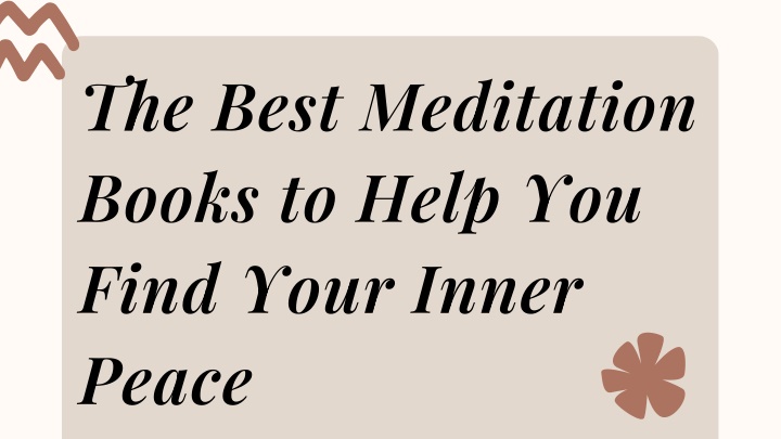 the best meditation books to help you find your